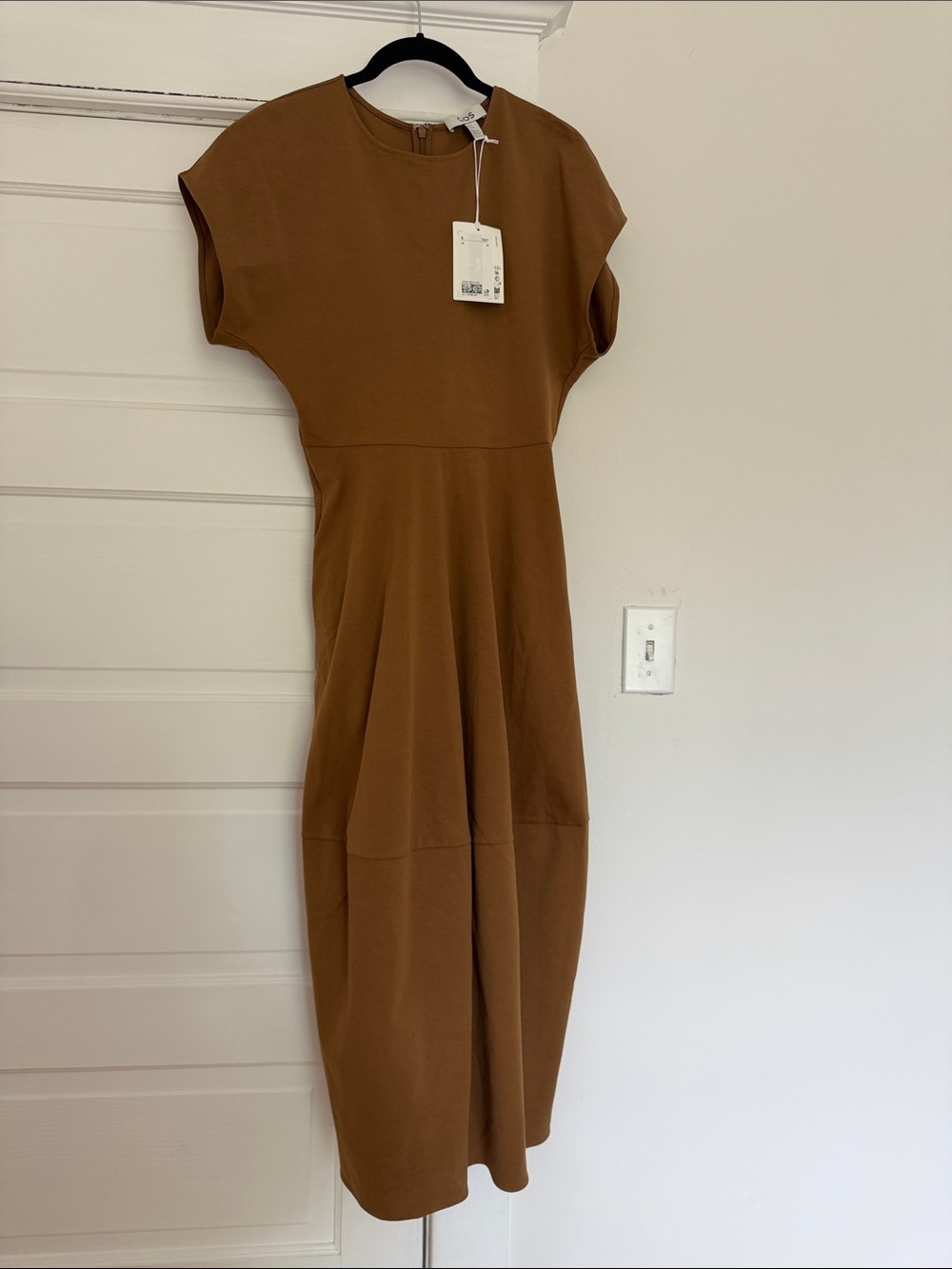 COS Women’s Brown Midi Dress